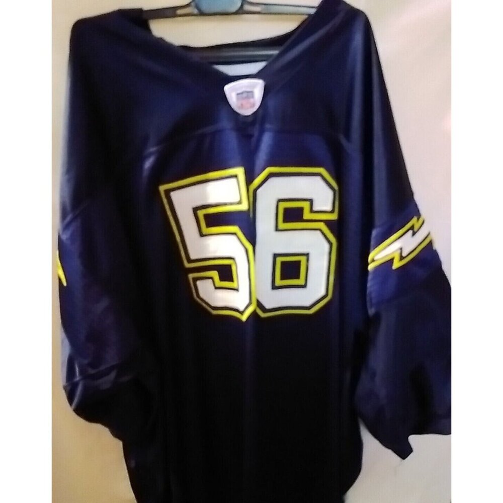 NFL San Diego Chargers Reebok Jersey Merriman 56 EUC Size 60! RARE